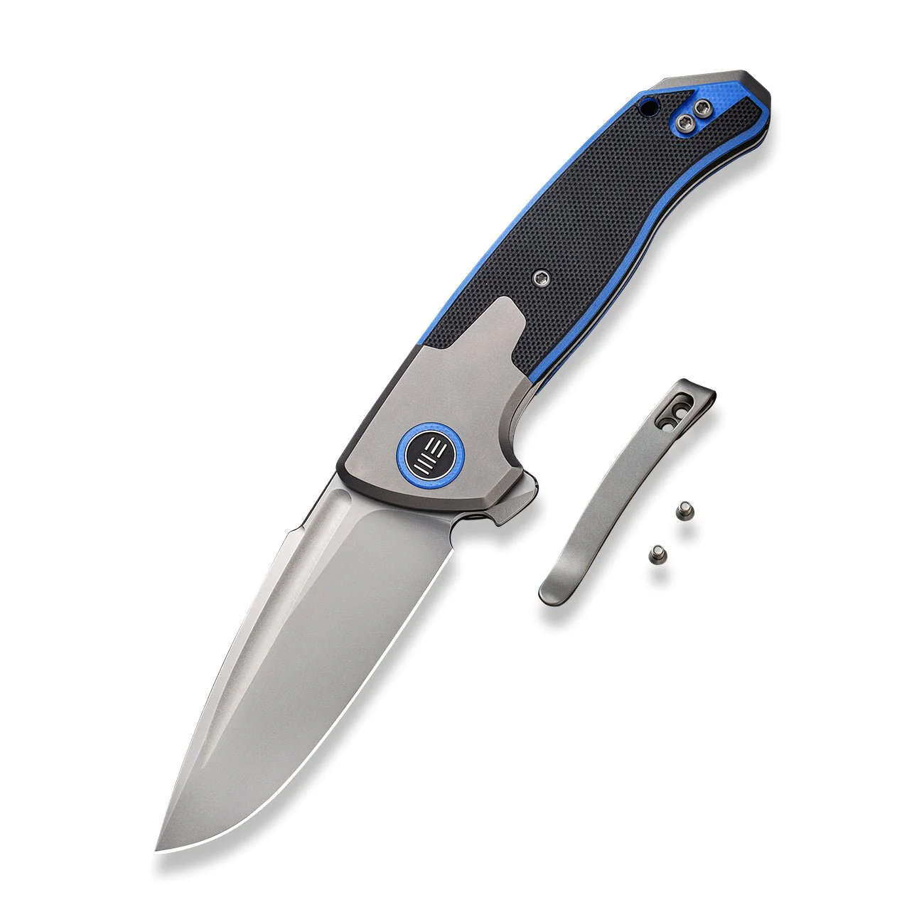 WEKNIFE Press Check Flipper Knife Titanium & G10 Handle (3.15" CPM 20CV Blade) WE20078B-2 - Image 3