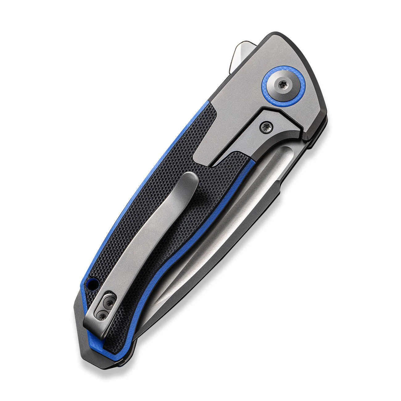 WEKNIFE Press Check Flipper Knife Titanium & G10 Handle (3.15" CPM 20CV Blade) WE20078B-2 - Image 6