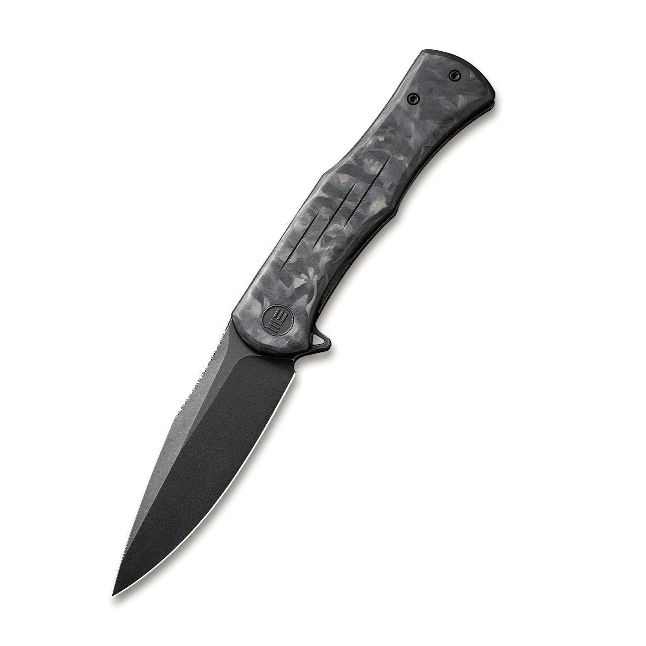 WEKNIFE Primoris Flipper Knife Titanium & Carbon Fiber Handle (3.47" CPM 20CV Blade) WE20047B-1 - Image 3
