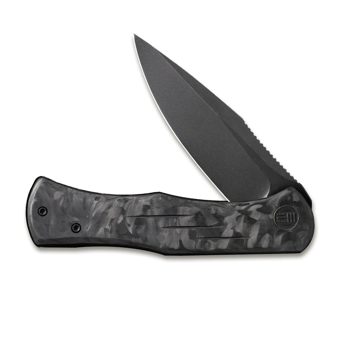 WEKNIFE Primoris Flipper Knife Titanium & Carbon Fiber Handle (3.47" CPM 20CV Blade) WE20047B-1 - Image 4