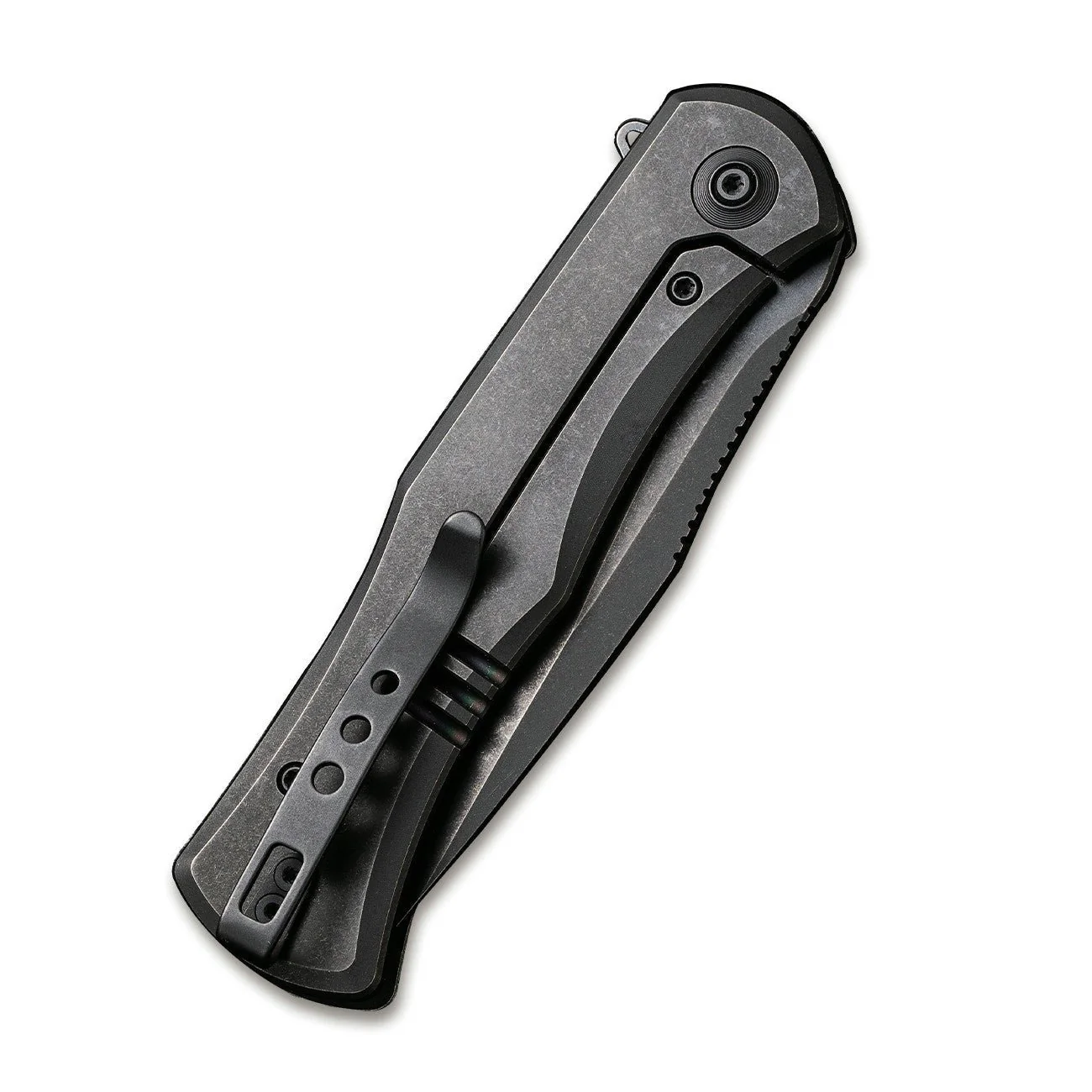 WEKNIFE Primoris Flipper Knife Titanium & Carbon Fiber Handle (3.47" CPM 20CV Blade) WE20047B-1 - Image 6