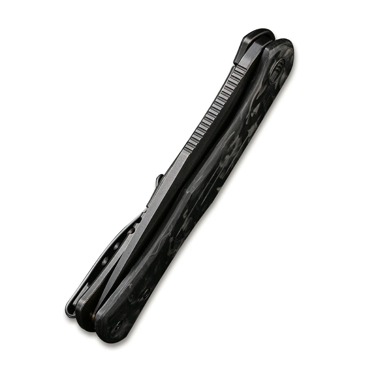 WEKNIFE Primoris Flipper Knife Titanium & Carbon Fiber Handle (3.47" CPM 20CV Blade) WE20047B-1 - Image 7