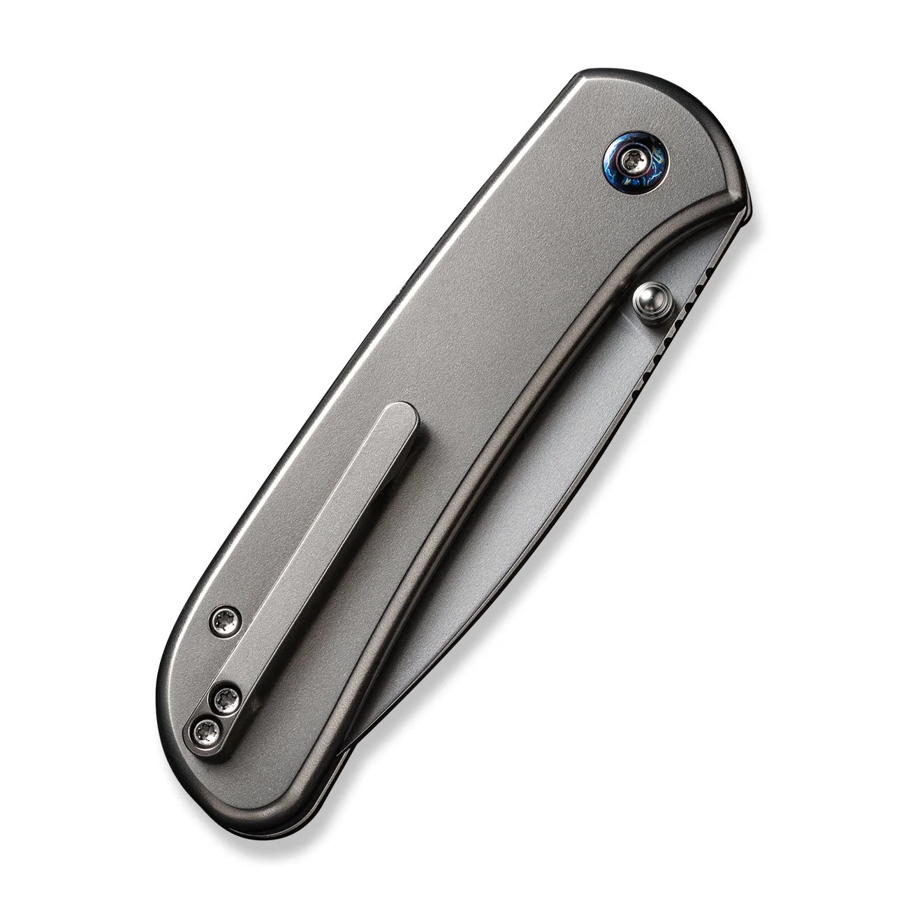 WEKNIFE Qubit Thumb Stud & Button Lock Knife Titanium Handle (3.2" CPM 20CV Blade) WE22030F-2 - Image 7