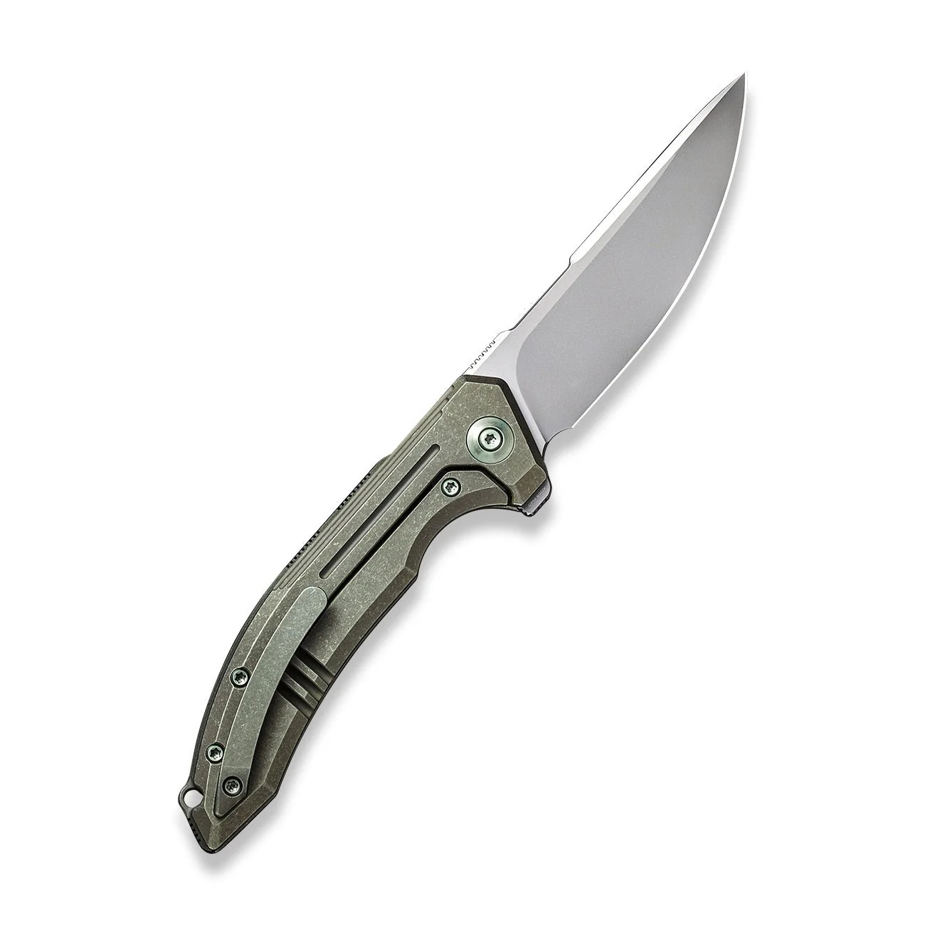 WEKNIFE Quixotic Flipper Knife Titanium Handle (3.45" CPM 20CV Blade) WE21016-4 - Image 2