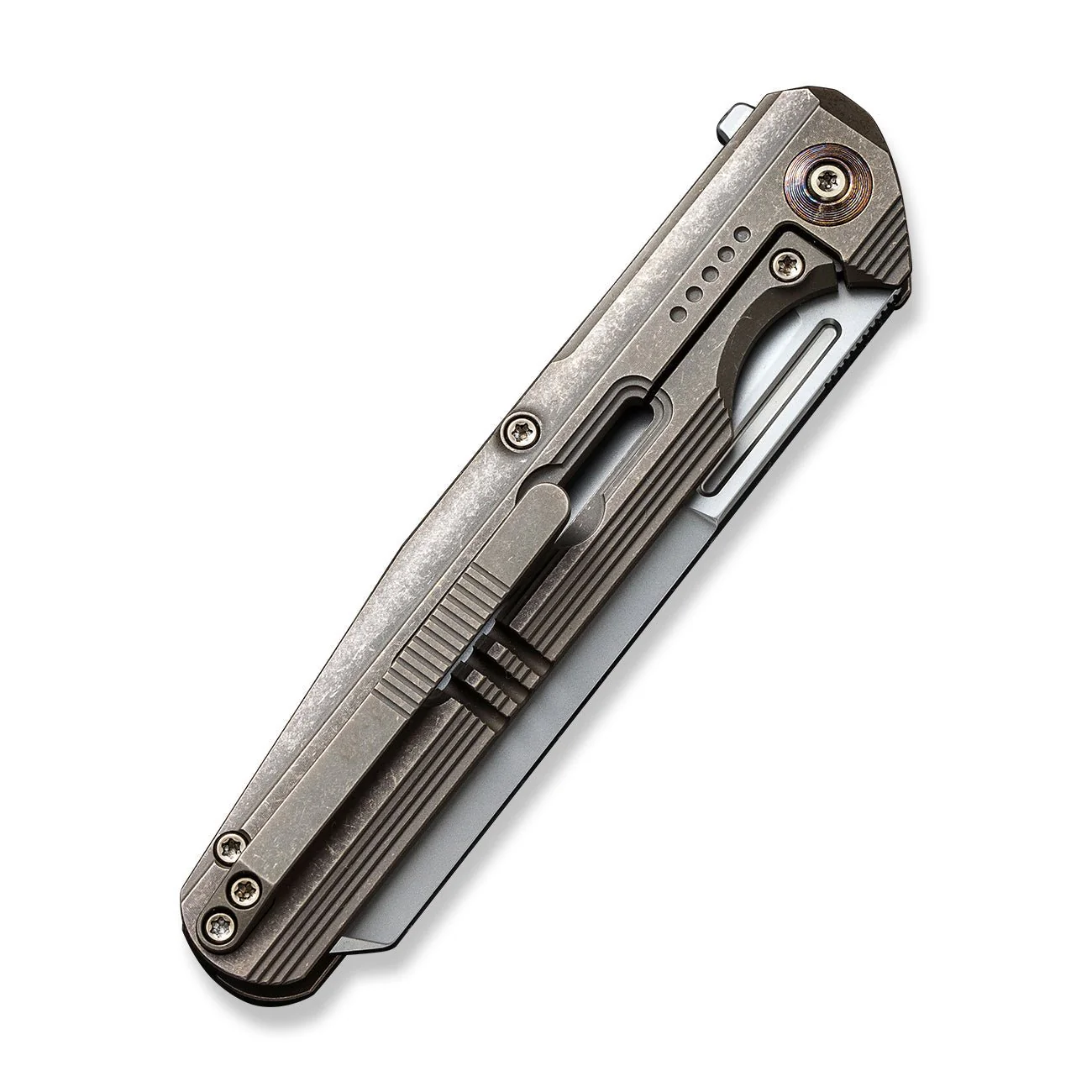 WEKNIFE Reiver Flipper Knife Titanium Handle (3.97" CPM S35VN Blade) WE16020-3 - Image 7