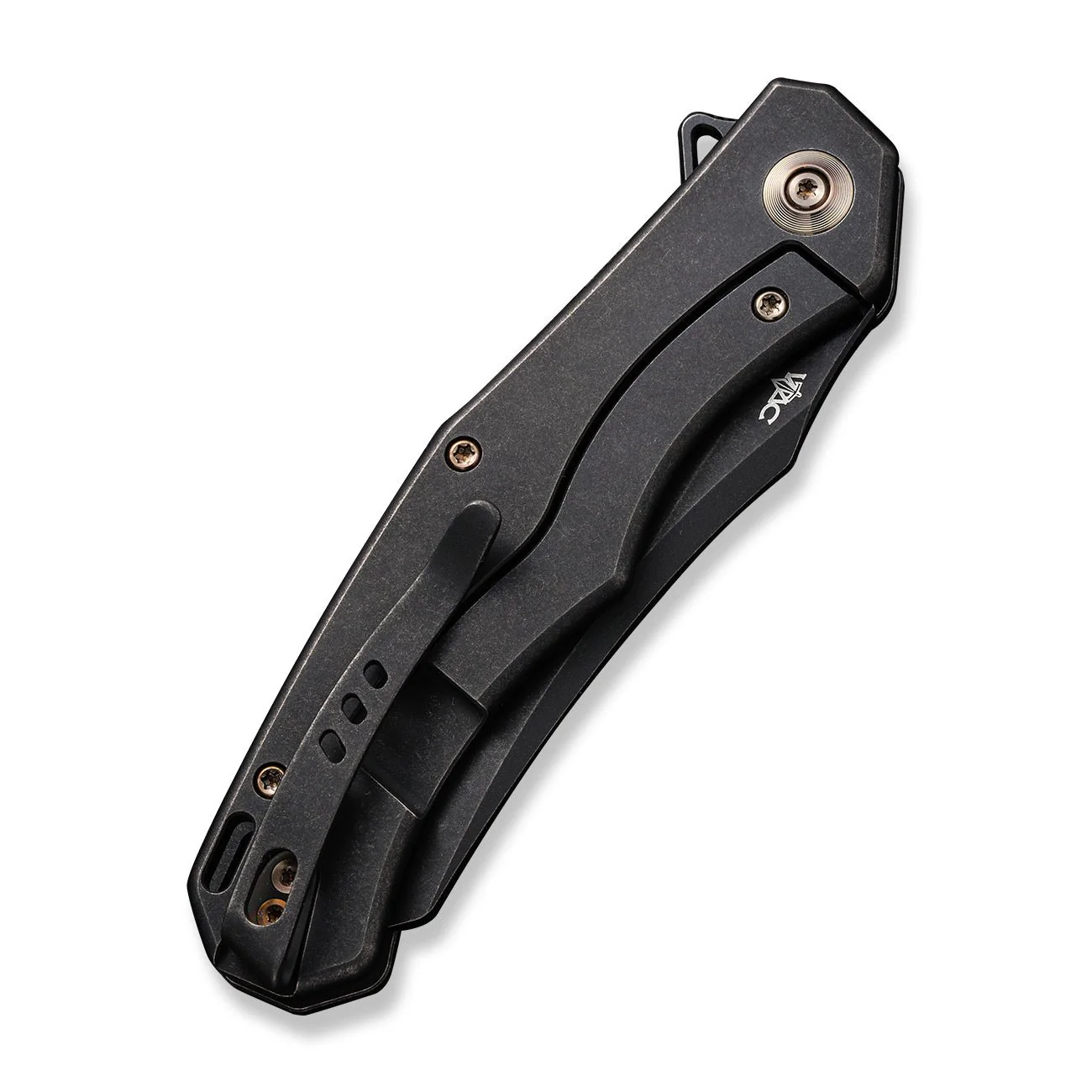 WEKNIFE RekkeR Flipper Knife Titanium Handle (3.61" CPM 20CV Blade) WE22010G-1 - Image 8