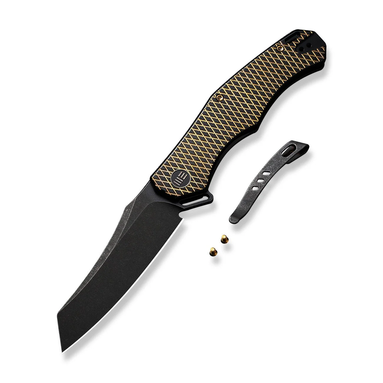 WEKNIFE RekkeR Flipper Knife Titanium Handle (3.61" CPM 20CV Blade) WE22010G-3 - Image 4