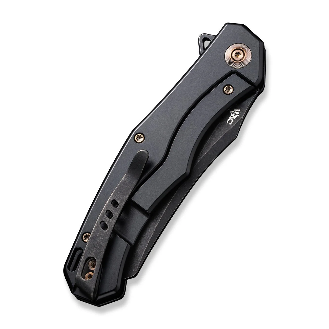 WEKNIFE RekkeR Flipper Knife Titanium Handle (3.61" CPM 20CV Blade) WE22010G-3 - Image 8