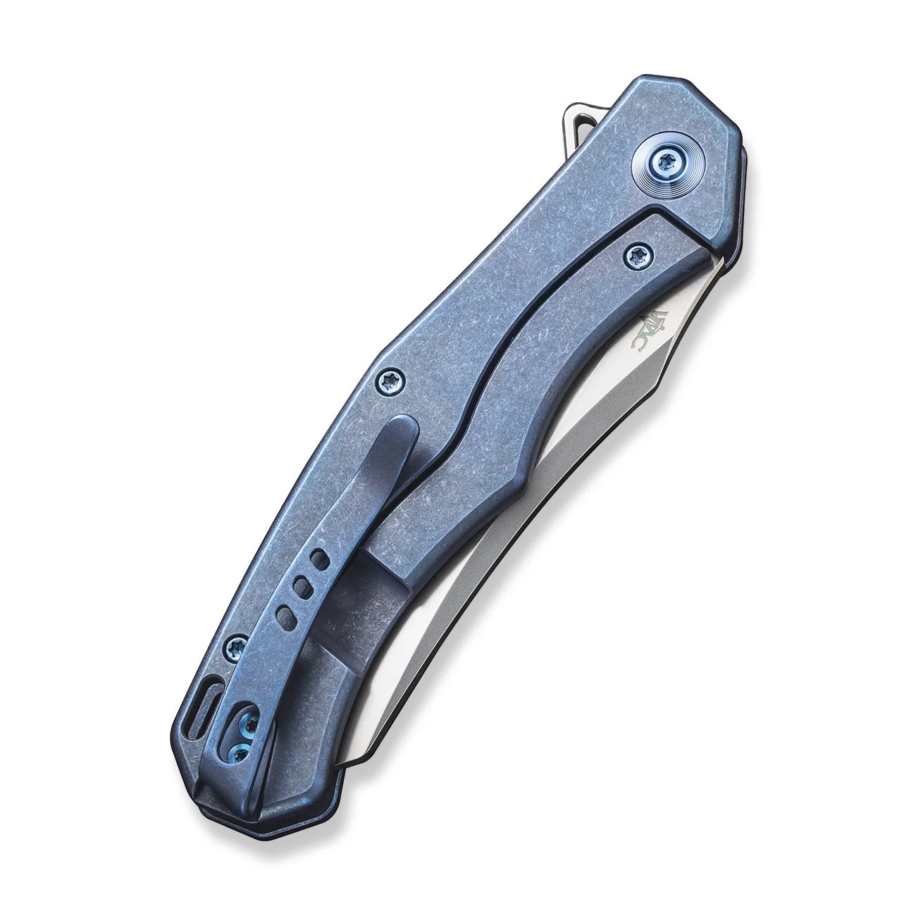 WEKNIFE RekkeR Flipper Knife Titanium Handle (3.61" CPM 20CV Blade) WE22010G-4 - Image 8