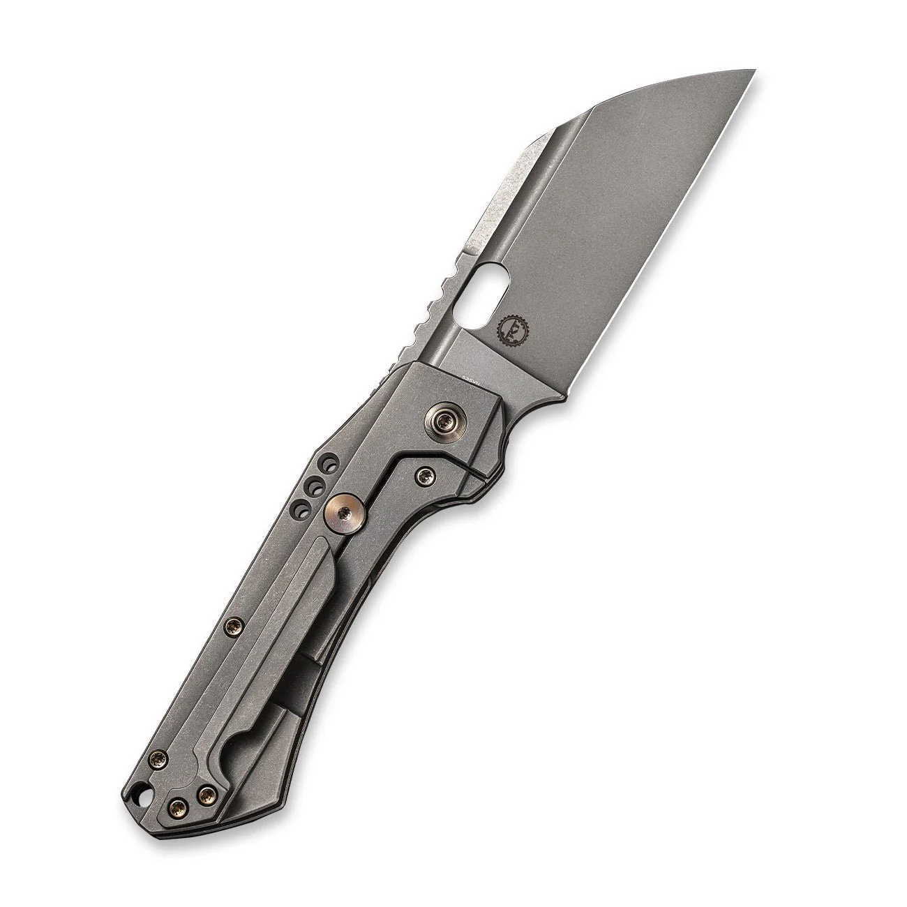 WEKNIFE Roxi 3 Front Flipper & Thumb Hole Knife Titanium Handle (3.14" CPM S35VN Blade) WE19072-1 - Image 2