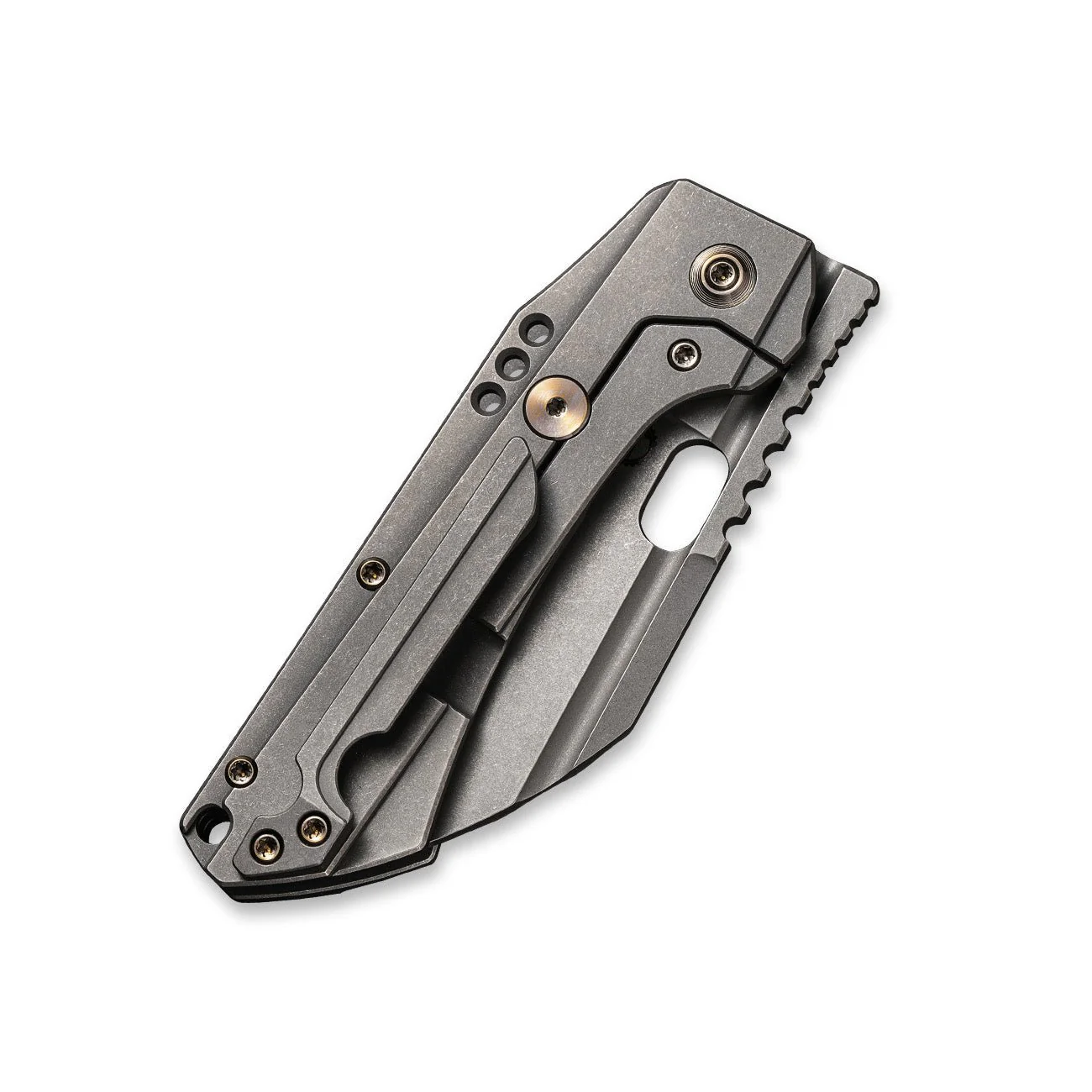 WEKNIFE Roxi 3 Front Flipper & Thumb Hole Knife Titanium Handle (3.14" CPM S35VN Blade) WE19072-1 - Image 6