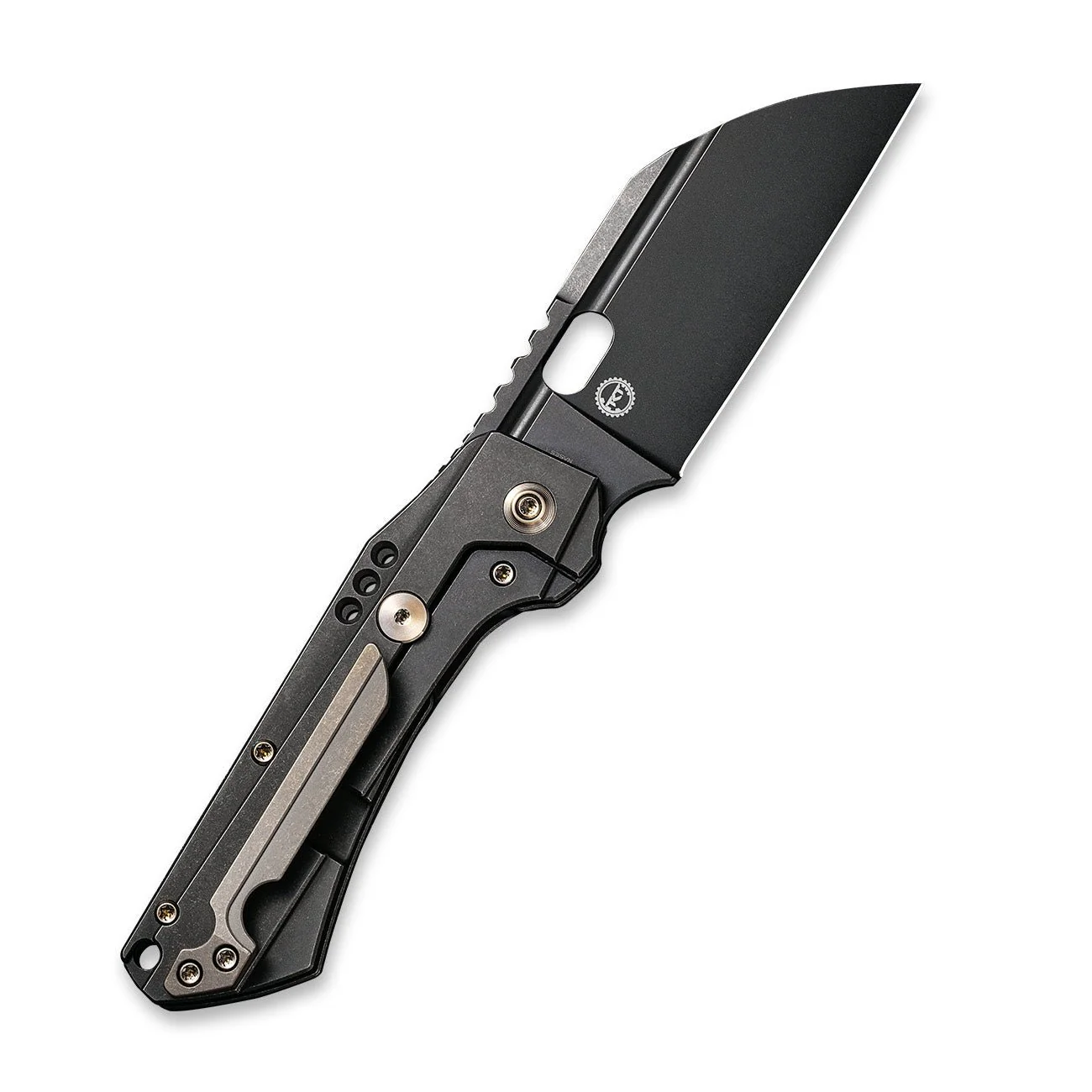 WEKNIFE Roxi 3 Front Flipper & Thumb Hole Knife Titanium Handle (3.14" CPM S35VN Blade) WE19072-2 - Image 2
