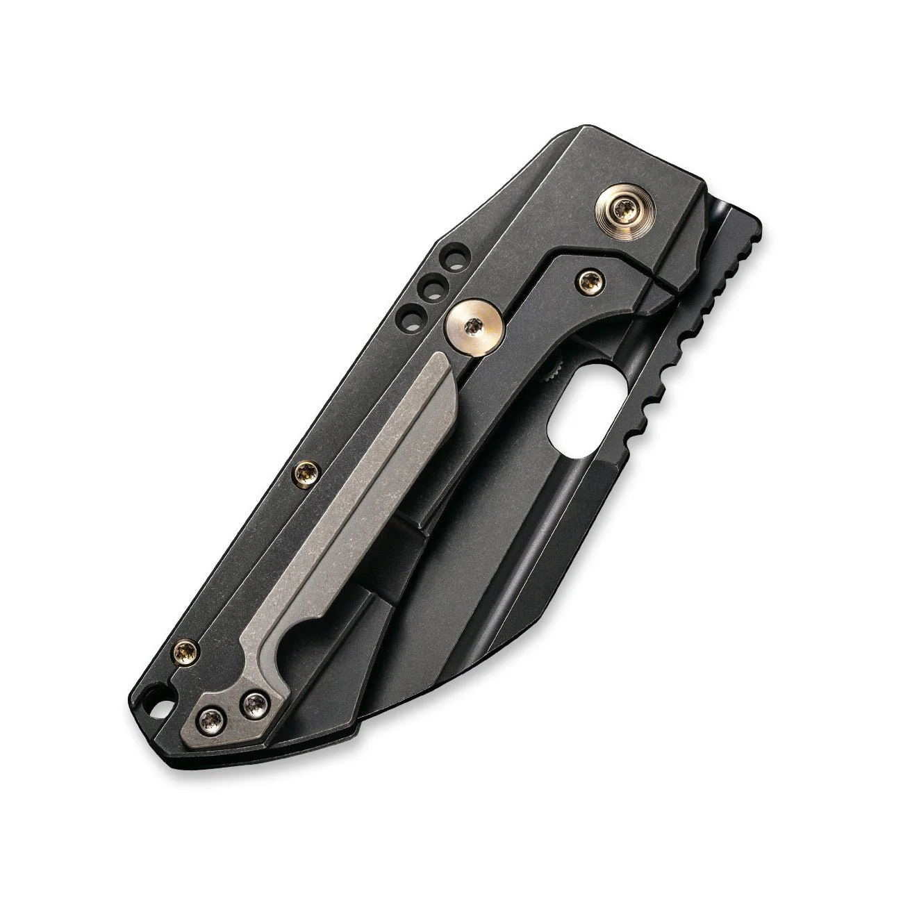 WEKNIFE Roxi 3 Front Flipper & Thumb Hole Knife Titanium Handle (3.14" CPM S35VN Blade) WE19072-2 - Image 6