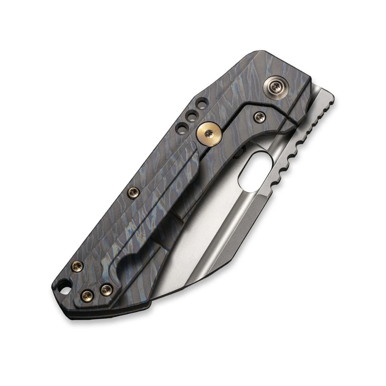 WEKNIFE Roxi 3 Front Flipper & Thumb Hole Knife Titanium Handle (3.14" CPM S35VN Blade) WE19072-3 - Image 6