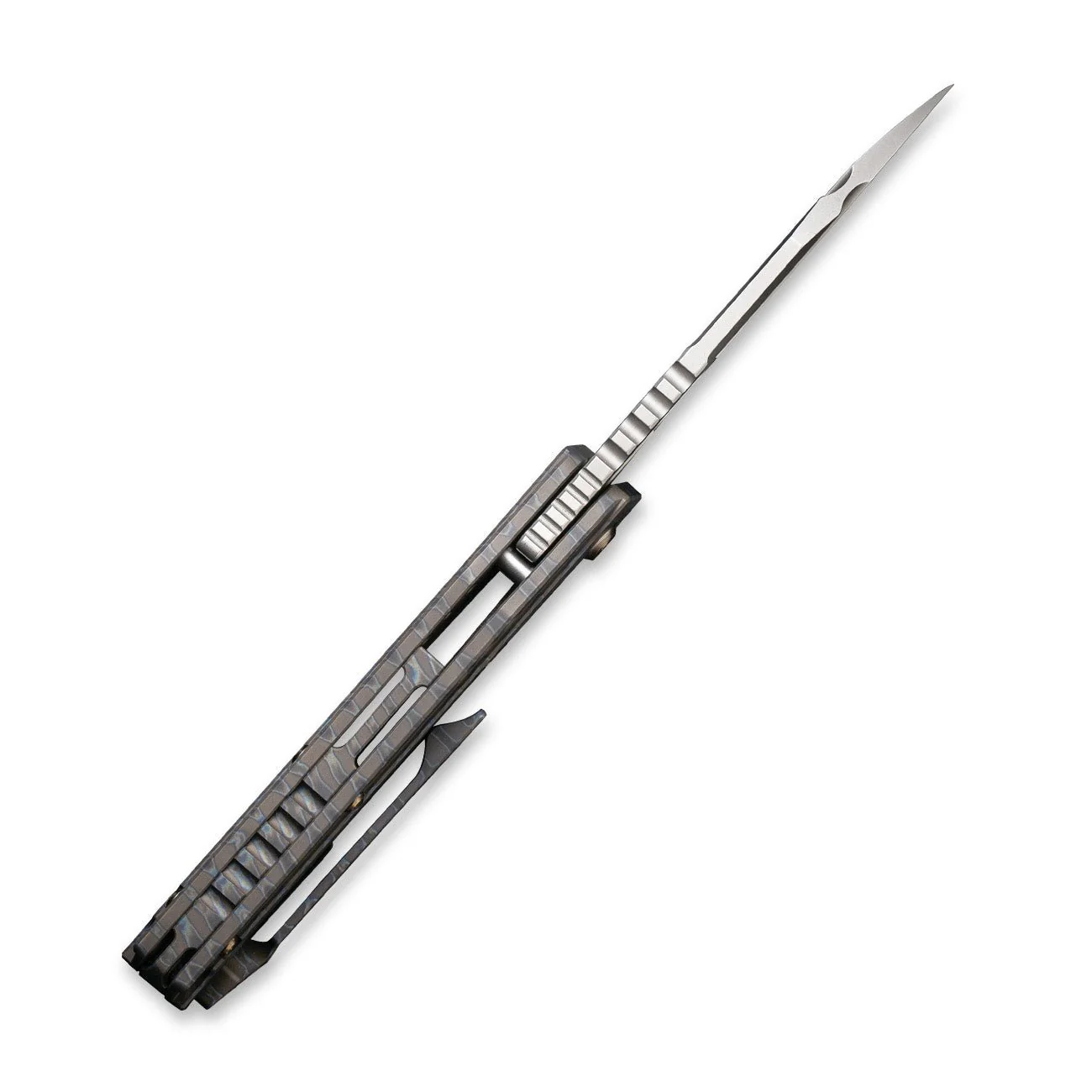 WEKNIFE Roxi 3 Front Flipper & Thumb Hole Knife Titanium Handle (3.14" CPM S35VN Blade) WE19072-3 - Image 8