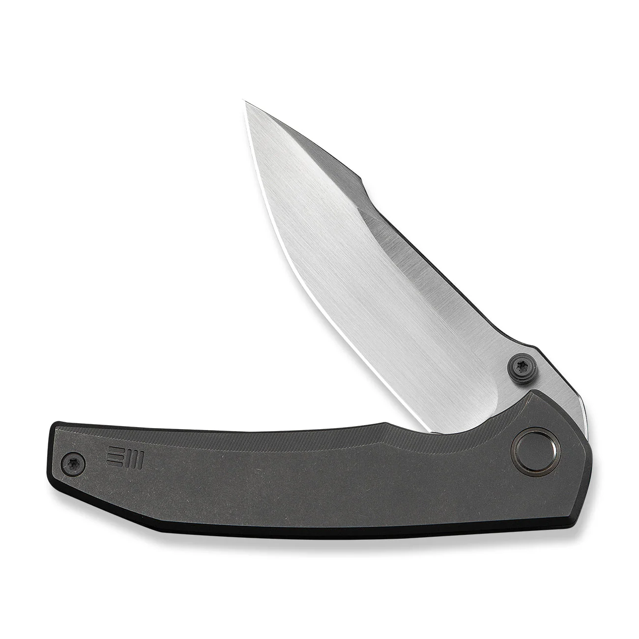 WEKNIFE Ryson Thumb Stud Knife Gray Titanium Handle (3.33" Hand Rubbed Satin Bohler M390 Blade) WE24086-2 - Image 5