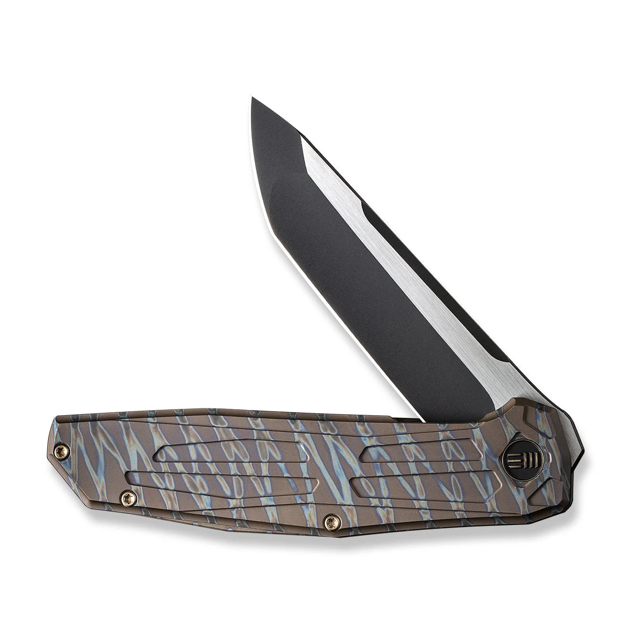 WEKNIFE Shadowfire Flipper Knife Titanium Handle (3.97" CPM 20CV Blade) WE22035-4 - Image 5
