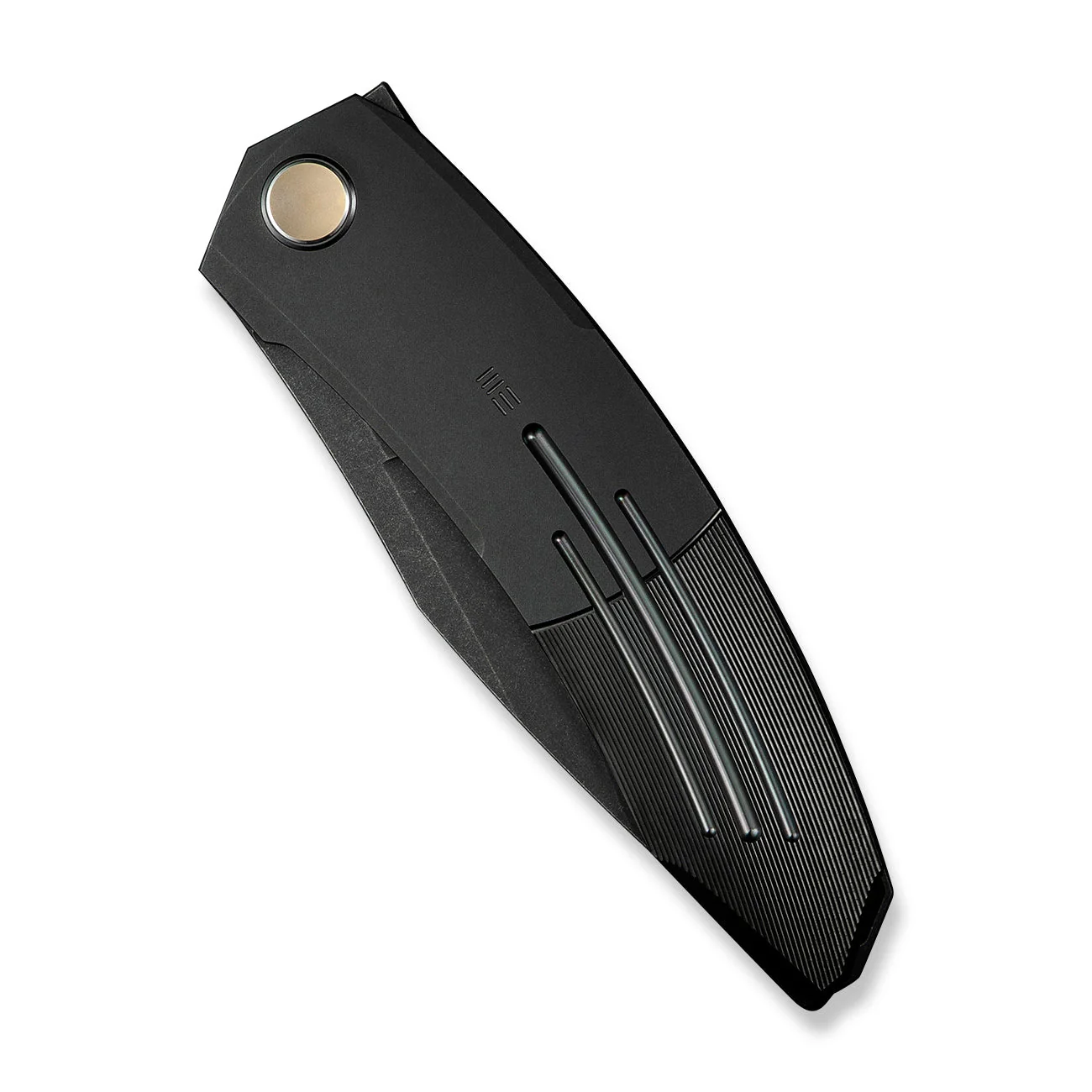 WEKNIFE Sine Wave Flipper Knife Titanium Handle (3.98" M390 Blade) WE23069B-1 - Image 6