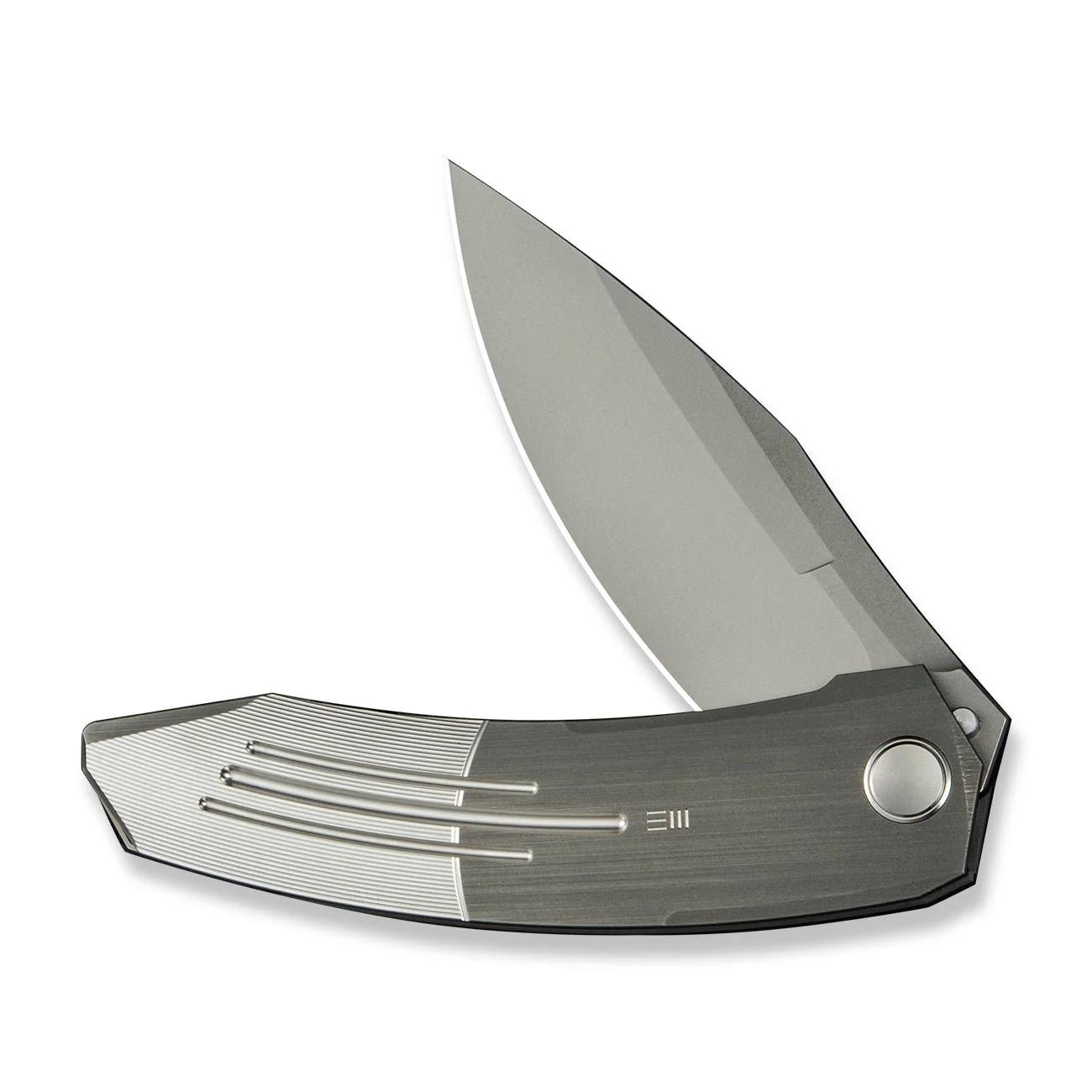 WEKNIFE Sine Wave Flipper Knife Titanium Handle (3.98" M390 Blade) WE23069B-2 - Image 5