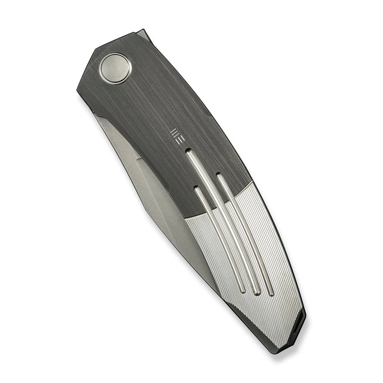 WEKNIFE Sine Wave Flipper Knife Titanium Handle (3.98" M390 Blade) WE23069B-2 - Image 6