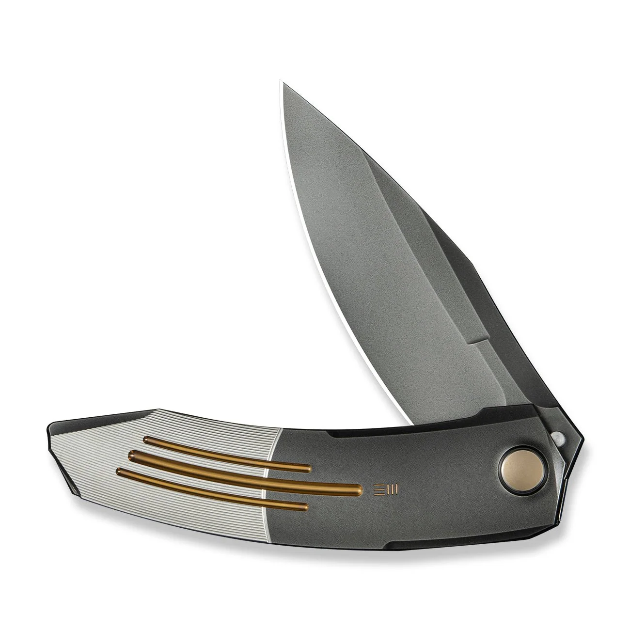 WEKNIFE Sine Wave Flipper Knife Titanium Handle (3.98" M390 Blade) WE23069B-3 - Image 5