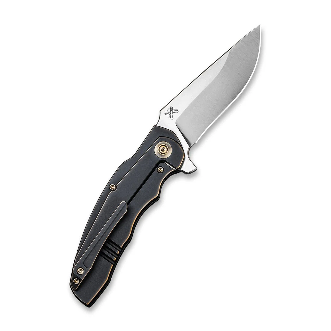 WEKNIFE Skreech Flipper Knife Titanium Handle (3.24" CPM 20CV Blade) 2014A - Image 2