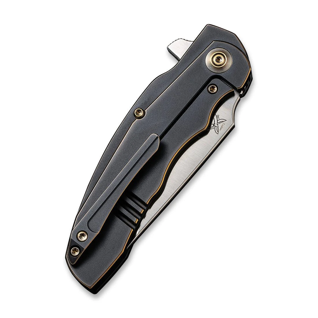 WEKNIFE Skreech Flipper Knife Titanium Handle (3.24" CPM 20CV Blade) 2014A - Image 6