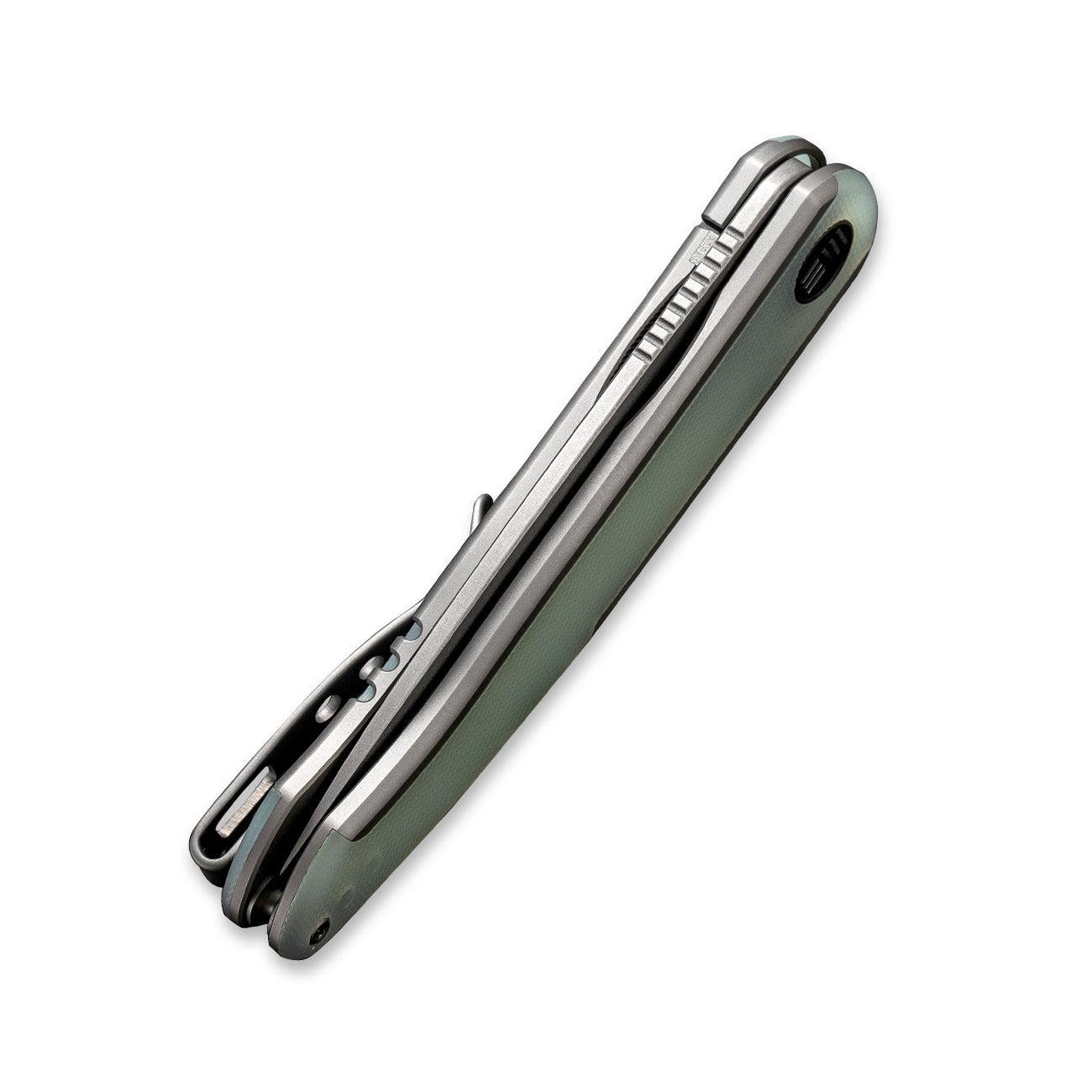WEKNIFE Smooth Sentinel Flipper Knife Titanium & G10 Handle (2.97" CPM 20CV Blade) WE20043-2 - Image 7
