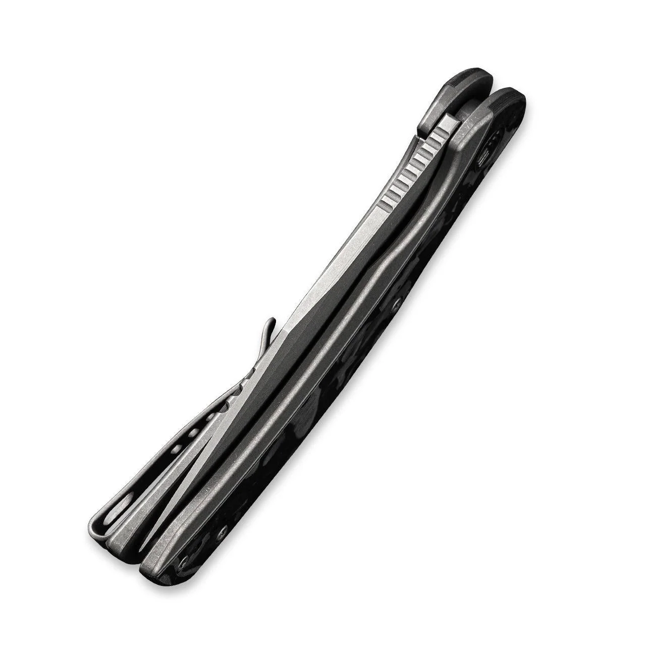 WEKNIFE Snick Flipper Knife Titanium & Carbon Fiber Handle (3.47" CPM 20CV Blade) WE19022F-2 - Image 7