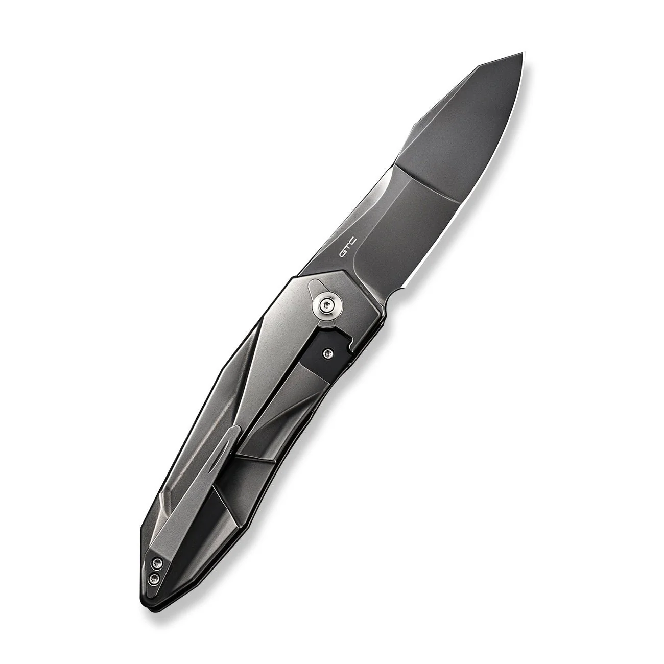 WEKNIFE Solid Flipper Knife Titanium Handle (3.88" CPM 20CV Blade) WE22028-6 - Image 2
