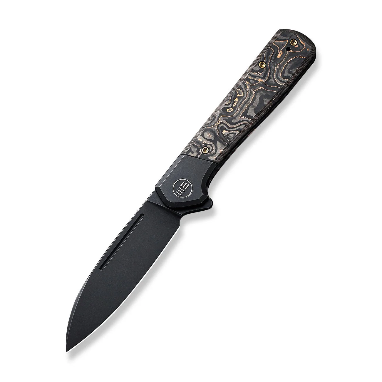 WEKNIFE Soothsayer Flipper Knife Titanium & Carbon Fiber Handle (3.48" CPM 20CV Blade) WE20050-2 - Image 3