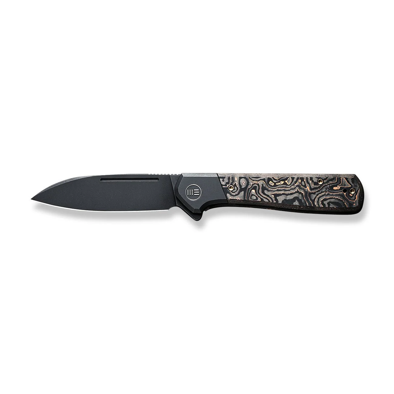 WEKNIFE Soothsayer Flipper Knife Titanium & Carbon Fiber Handle (3.48" CPM 20CV Blade) WE20050-2 - Image 4