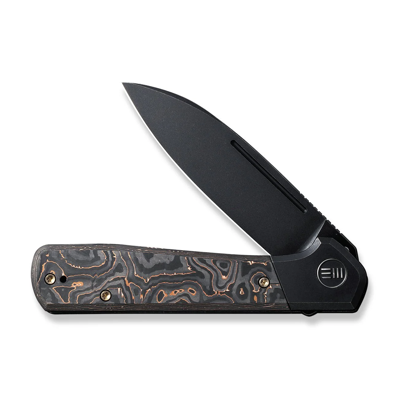 WEKNIFE Soothsayer Flipper Knife Titanium & Carbon Fiber Handle (3.48" CPM 20CV Blade) WE20050-2 - Image 5