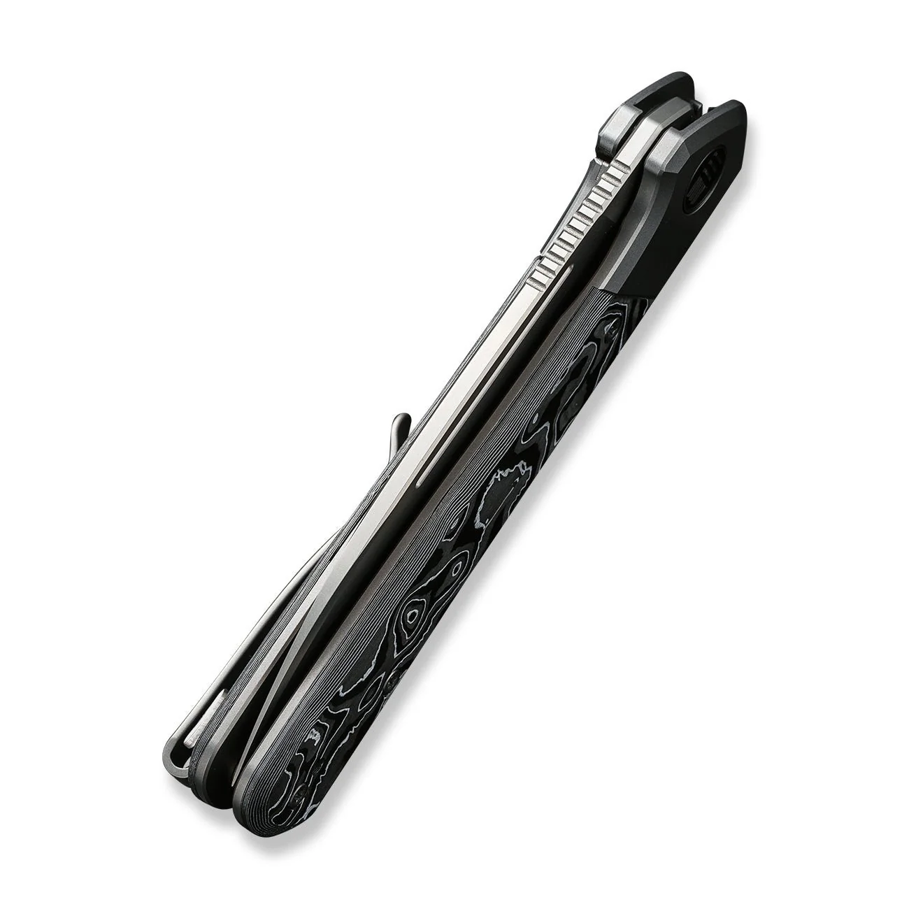 WEKNIFE Soothsayer Flipper Knife Titanium & Carbon Fiber Handle (3.48" CPM 20CV Blade) WE20050-3 - Image 8