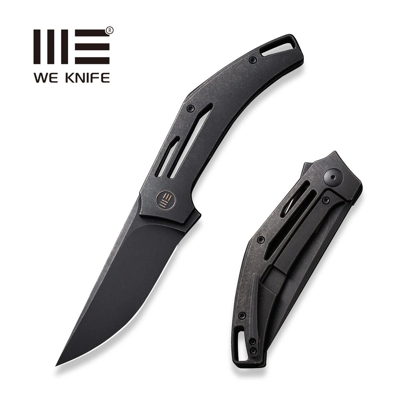 WEKNIFE Speedliner Flipper Knife Titanium Handle (3.39" CPM 20CV Blade) WE22045C-1