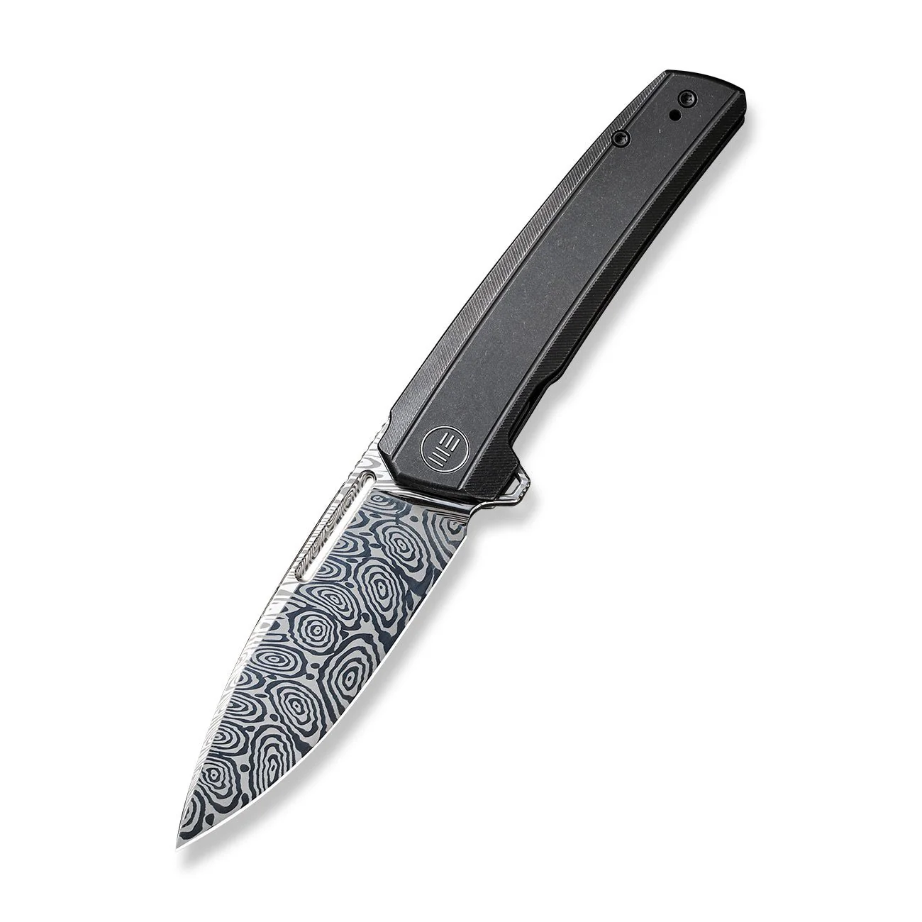 WEKNIFE Speedster Flipper Knife Titanium Handle (3.47" Damasteel Blade) WE21021B-DS1 - Image 3