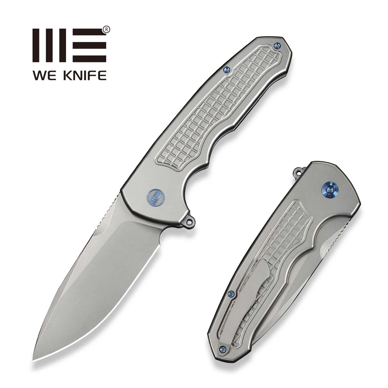 WEKNIFE Starlash Flipper Knife Titanium Handle (3.97" M390 Blade) WE23011C-2