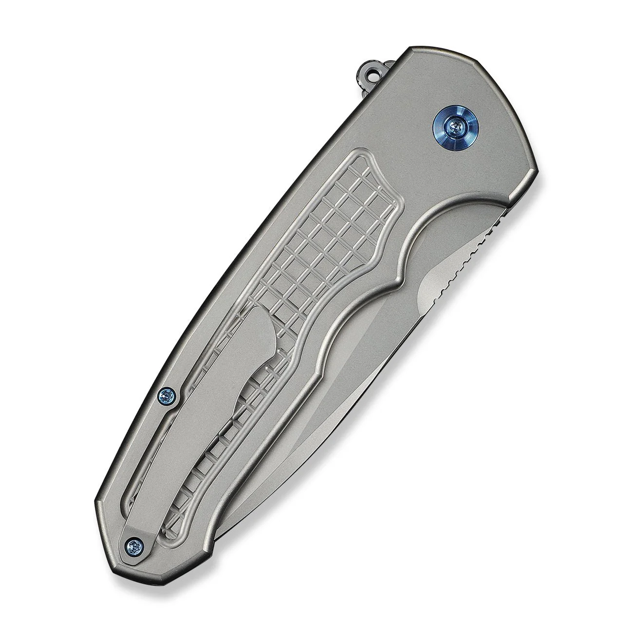 WEKNIFE Starlash Flipper Knife Titanium Handle (3.97" M390 Blade) WE23011C-2 - Image 7
