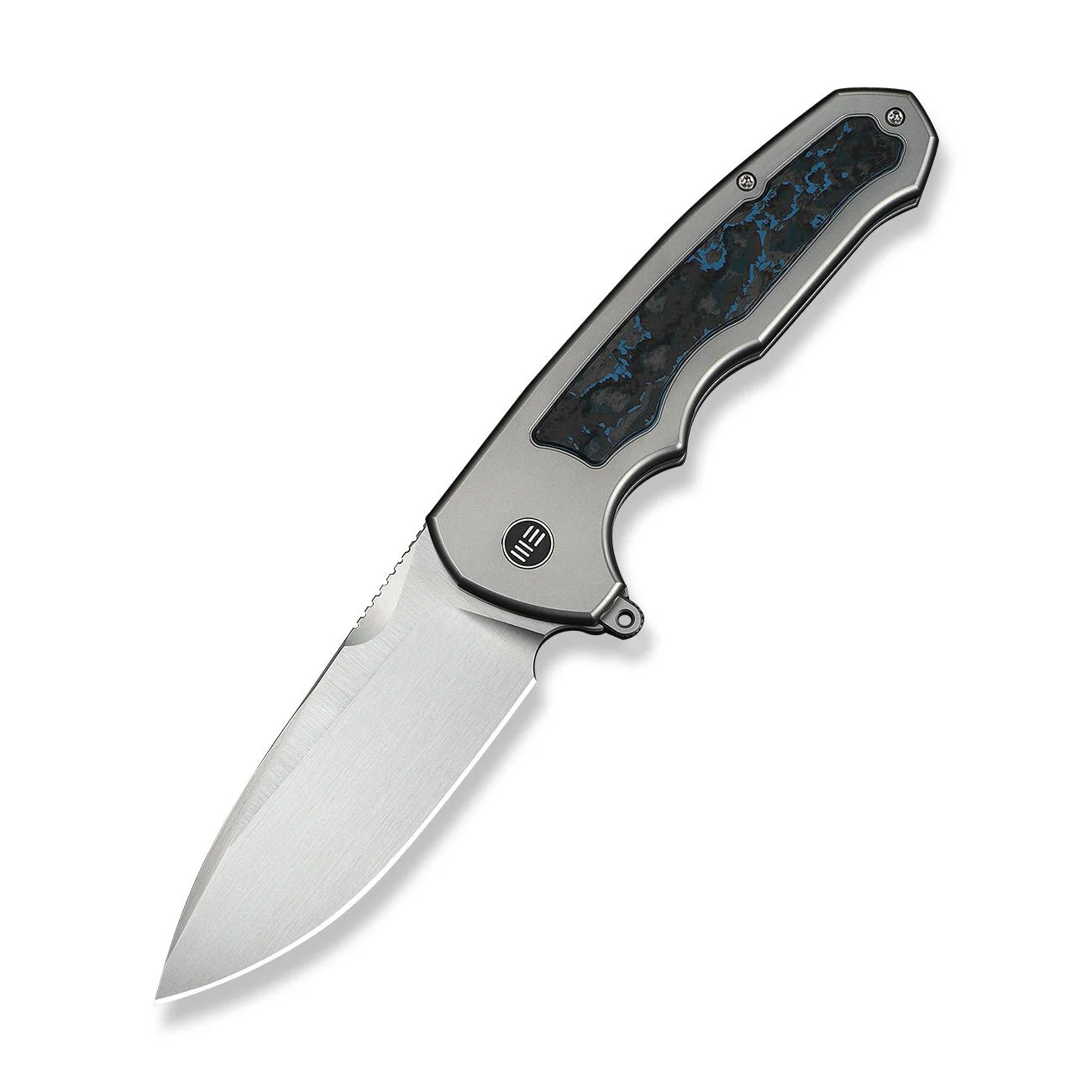 WEKNIFE Starlash Flipper Knife Titanium & FatCarbon Fiber Handle (3.97" M390 Blade) WE23011D-2 - Image 3