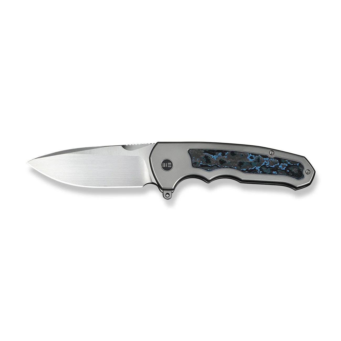 WEKNIFE Starlash Flipper Knife Titanium & FatCarbon Fiber Handle (3.97" M390 Blade) WE23011D-2 - Image 4