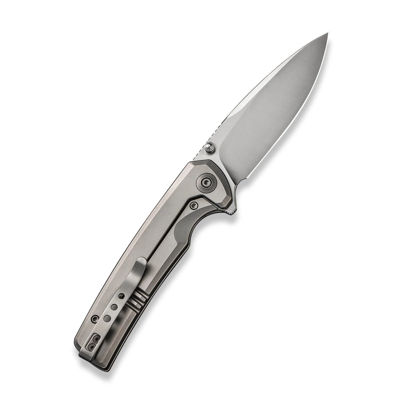 WEKNIFE Subjugator Flipper & Thumb Stud Knife Titanium Handle (3.48" CPM 20CV Blade) WE21014C-1 - Image 2