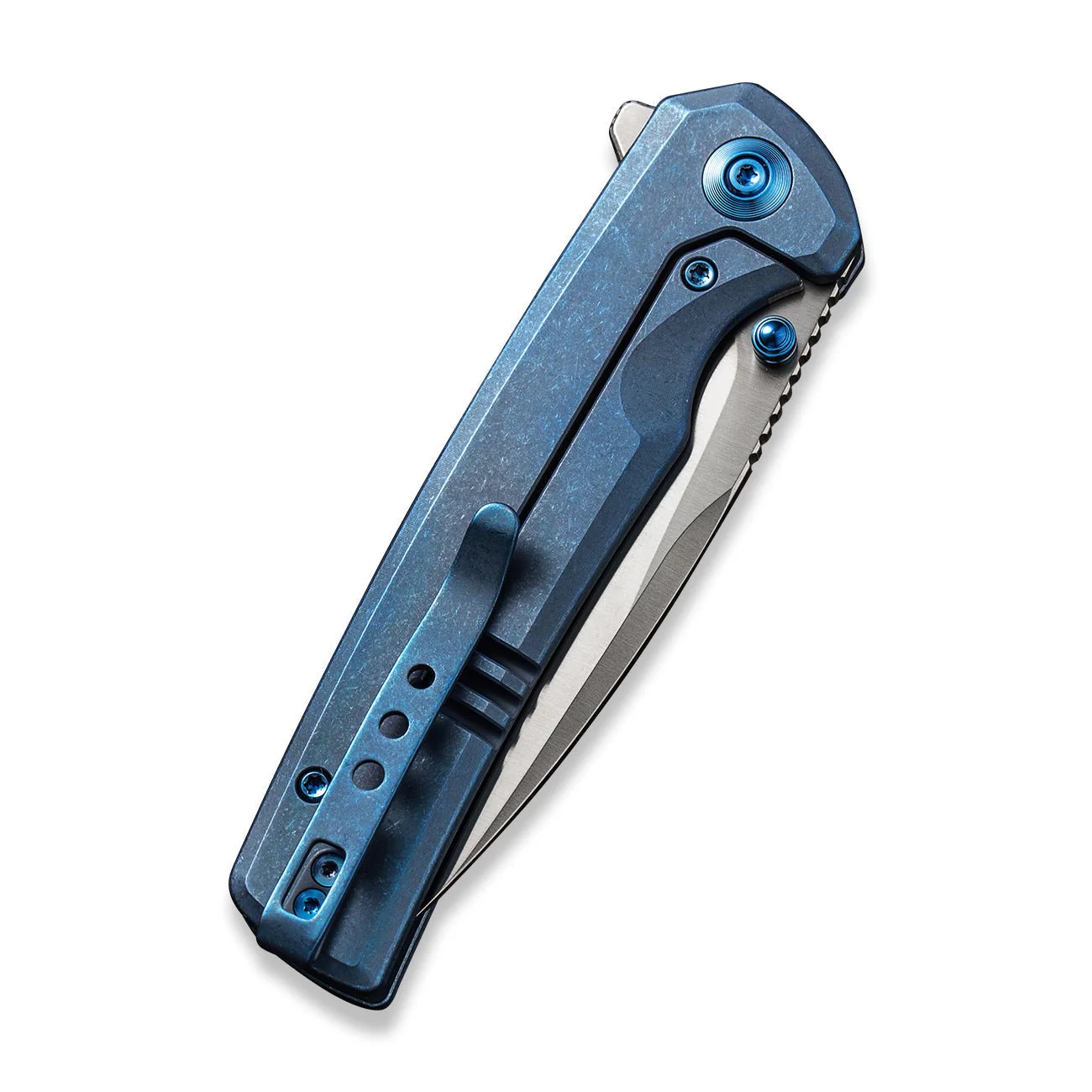 WEKNIFE Subjugator Flipper & Thumb Stud Knife Titanium Handle (3.48" CPM 20CV Blade) WE21014C-3 - Image 6