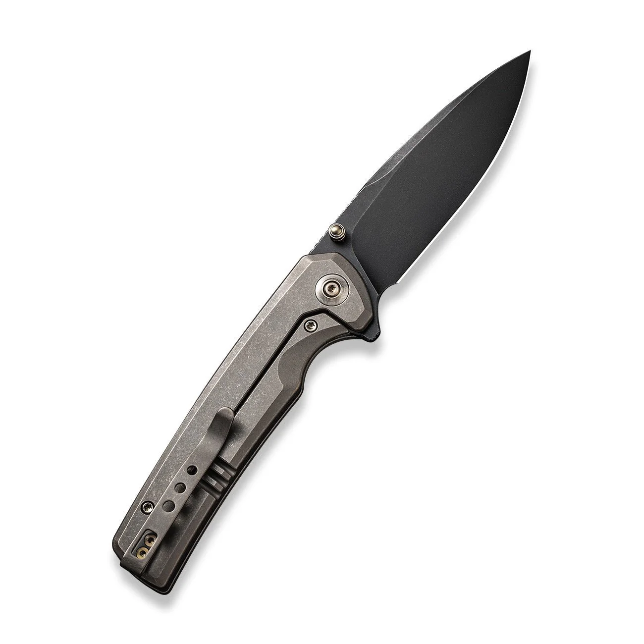 WEKNIFE Subjugator Flipper & Thumb Stud Knife Titanium Handle (3.48" CPM 20CV Blade) WE21014C-4 - Image 2