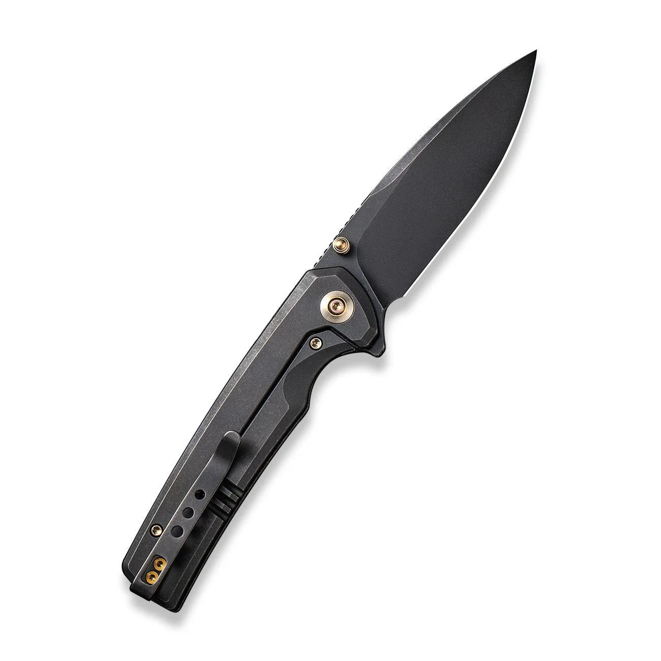 WEKNIFE Subjugator Flipper & Thumb Stud Knife Titanium Handle (3.48" CPM 20CV Blade) WE21014C-5 - Image 2