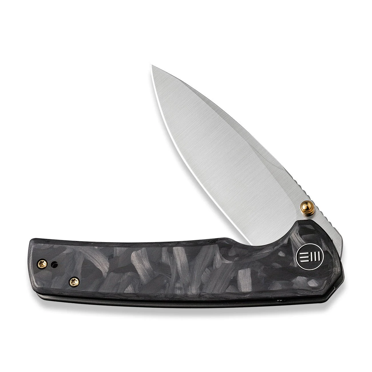 WEKNIFE Subjugator Flipper & Thumb Stud Knife Titanium & Carbon Fiber Handle (3.48" CPM 20CV Blade) WE21014D-1 - Image 4