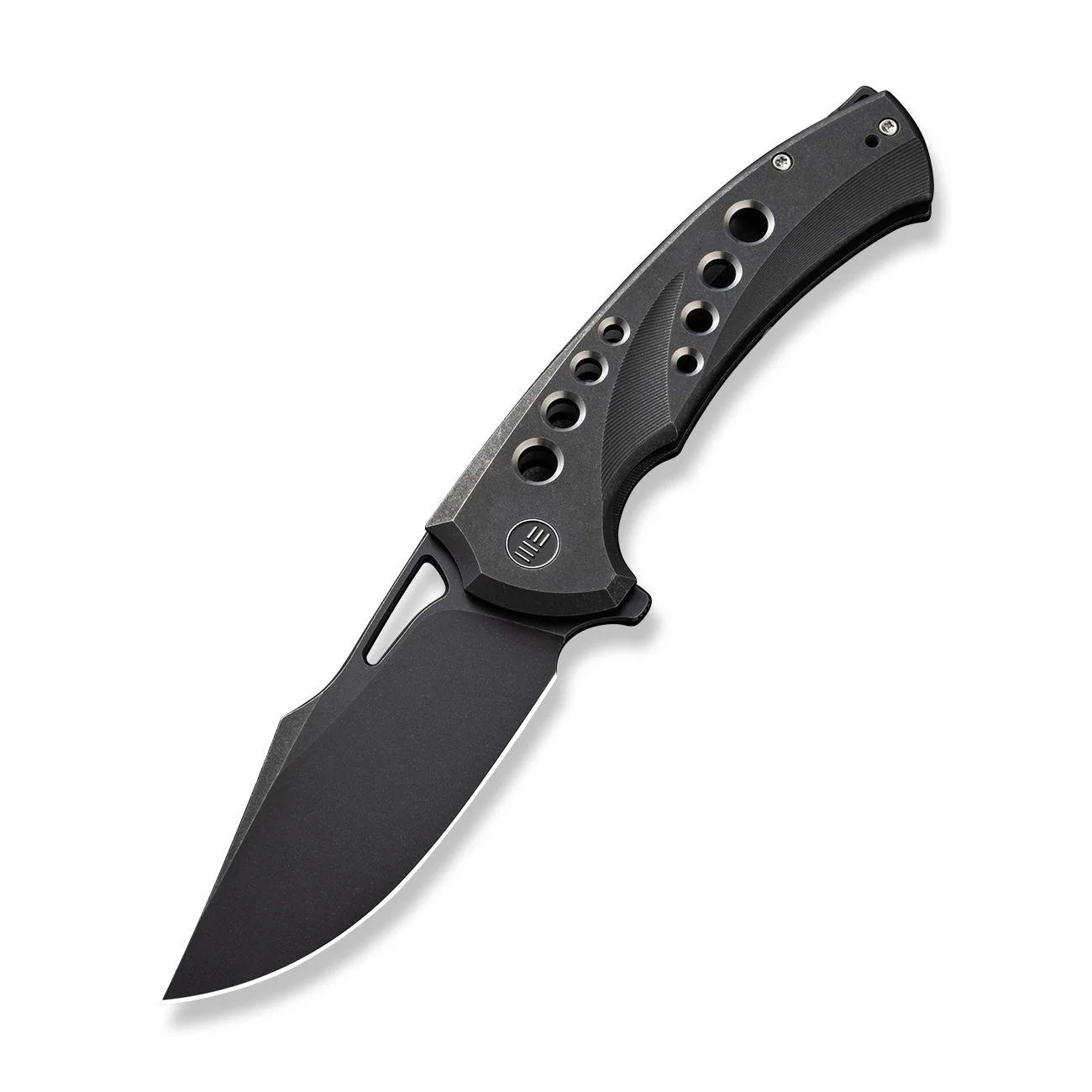 WEKNIFE Swiftfin Flipper & Thumb Hole Knife Titanium Handle (3.8" CPM 20CV Blade) WE23051-1 - Image 3