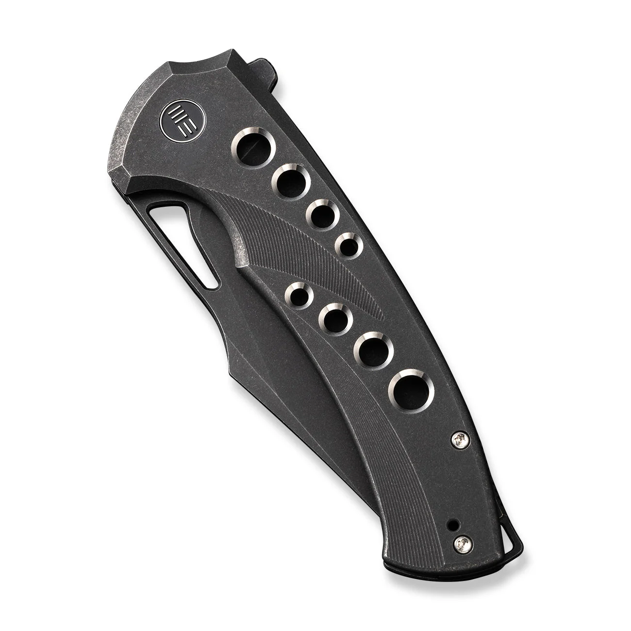 WEKNIFE Swiftfin Flipper & Thumb Hole Knife Titanium Handle (3.8" CPM 20CV Blade) WE23051-1 - Image 6