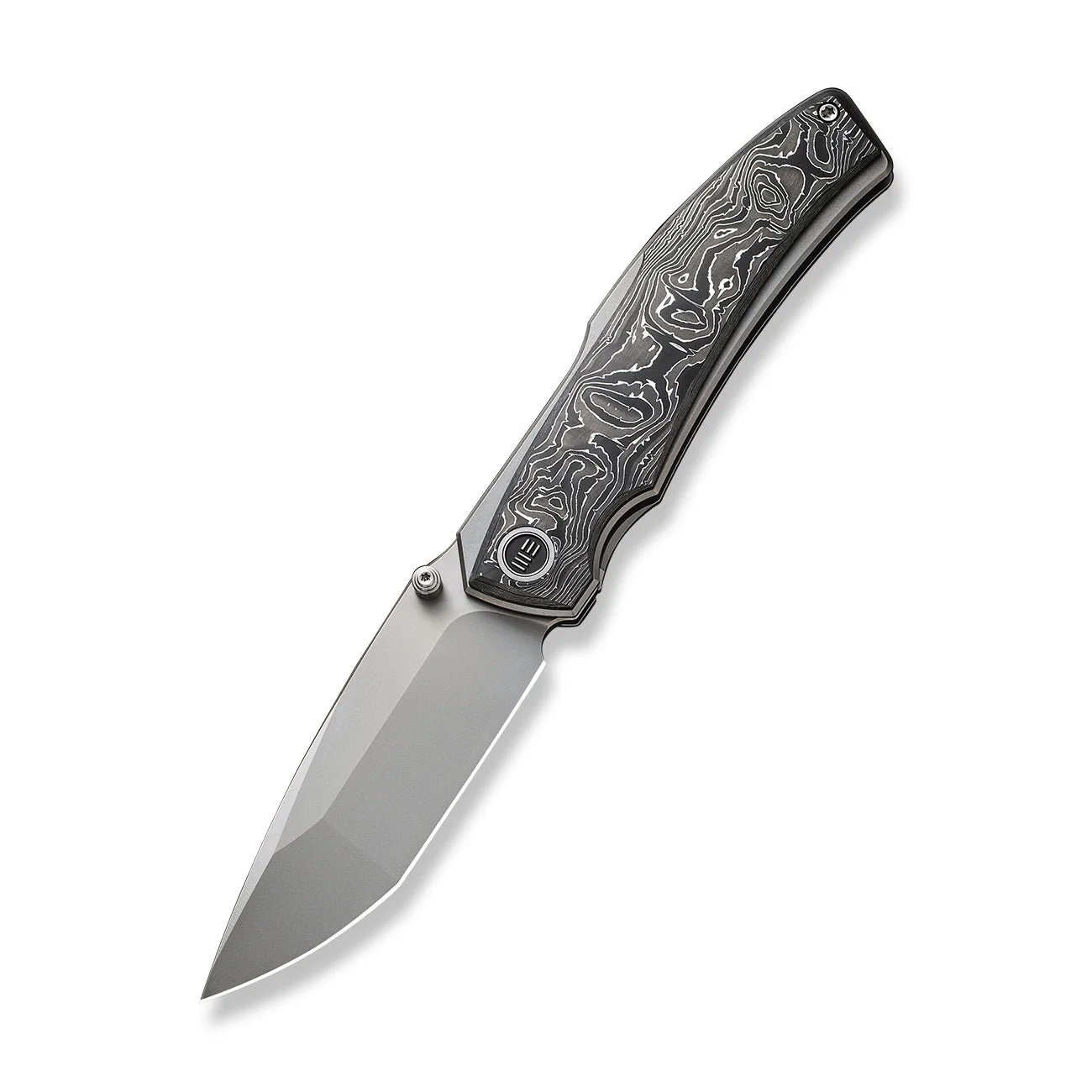 WEKNIFE Swordfin Front Flipper & Thumb Stud Knife Carbon Fiber Handle (3.28" CPM 20CV Blade) WE23067-3 - Image 3