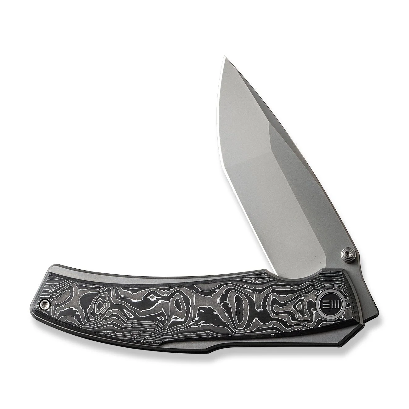 WEKNIFE Swordfin Front Flipper & Thumb Stud Knife Carbon Fiber Handle (3.28" CPM 20CV Blade) WE23067-3 - Image 5