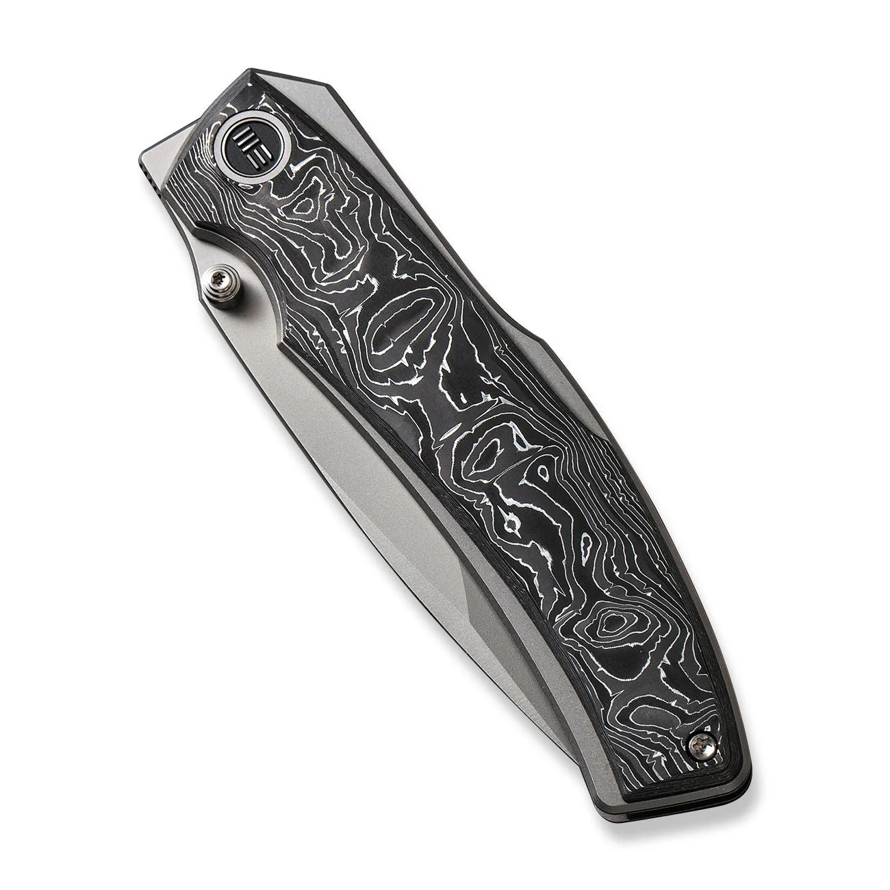 WEKNIFE Swordfin Front Flipper & Thumb Stud Knife Carbon Fiber Handle (3.28" CPM 20CV Blade) WE23067-3 - Image 6